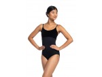 Spaghetti Strap Leotard w/ Velvet Bodice